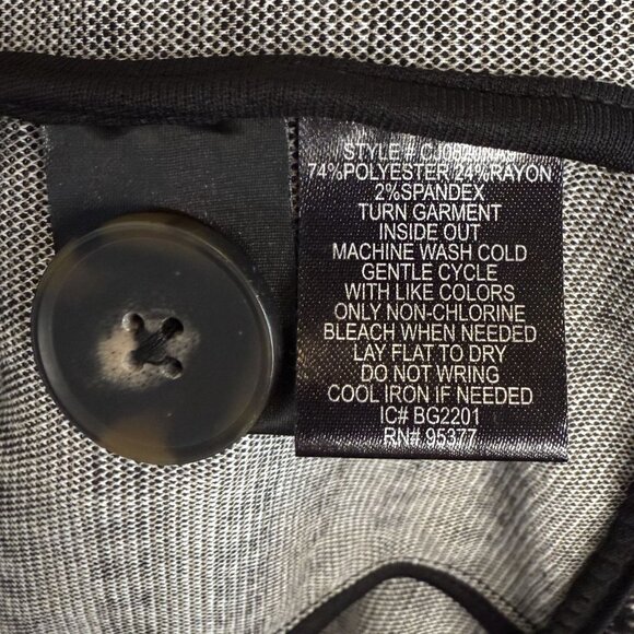 Sanctuary Black & White Gingham Checkered Womens Blazer, M - Picture 8 of 8